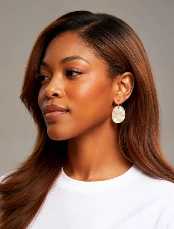 capiz shell earrings by moss image sft