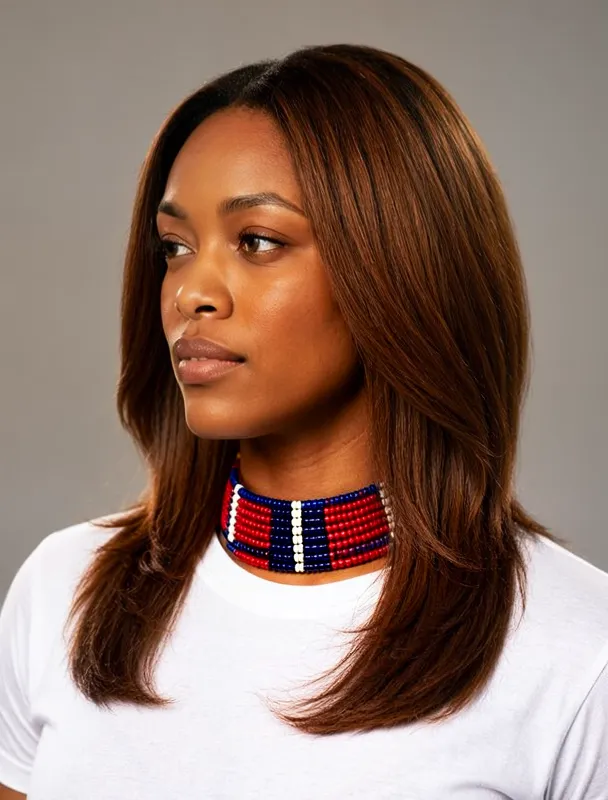 maasai beaded collar by moss image sft