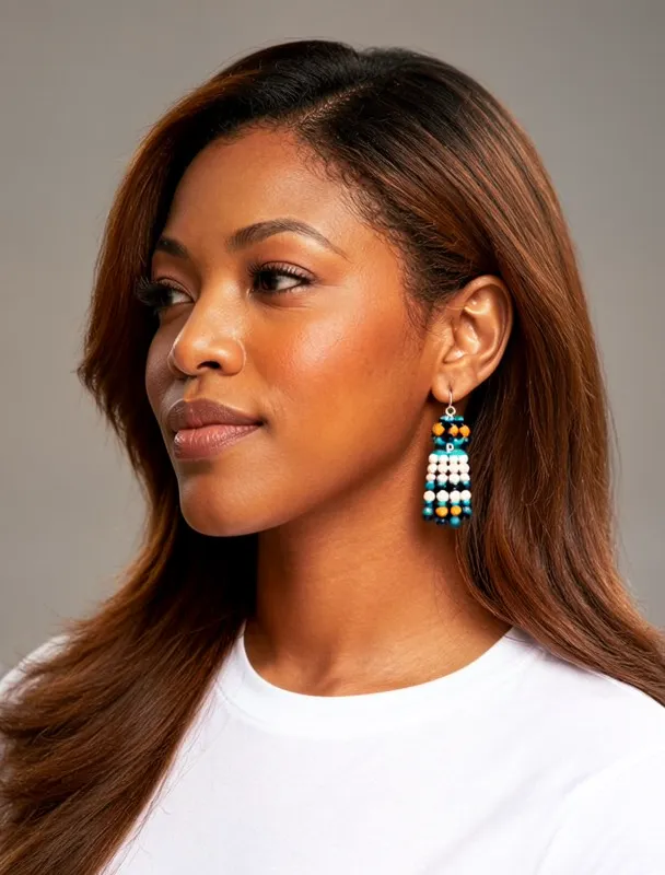 metis beaded earrings by moss image sft