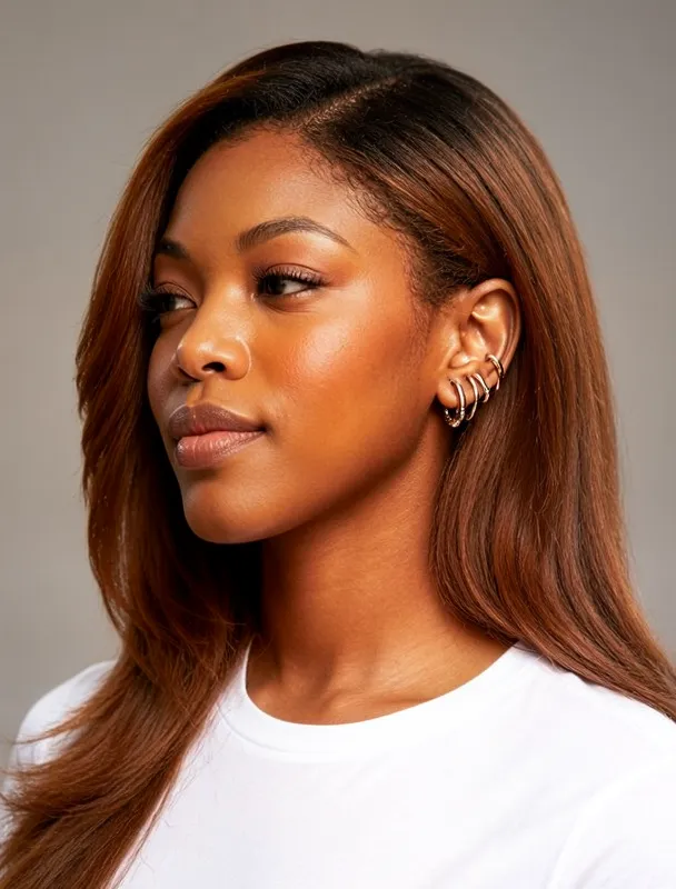 stacked ear piercings by moss image sft