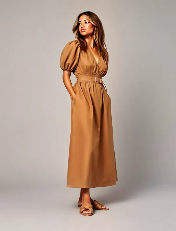 kroj with puffed sleeves by moss image sft