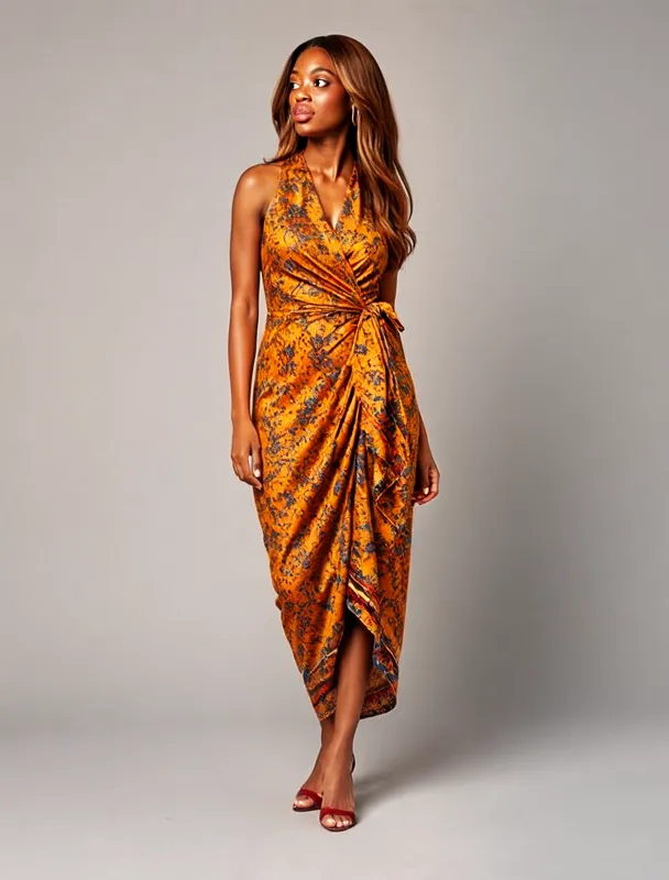 umushanana draped sash dress by moss image sft