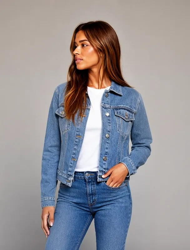 denim jacket by moss image sft