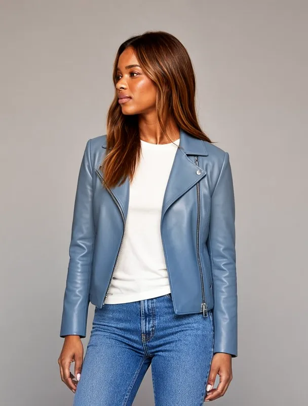 leather moto jacket by moss image sft