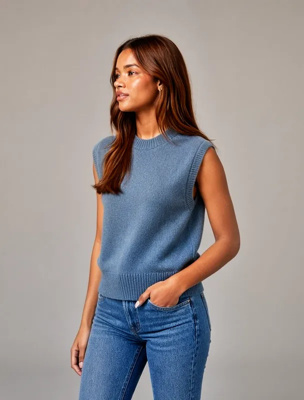 sweater vest by moss image sft